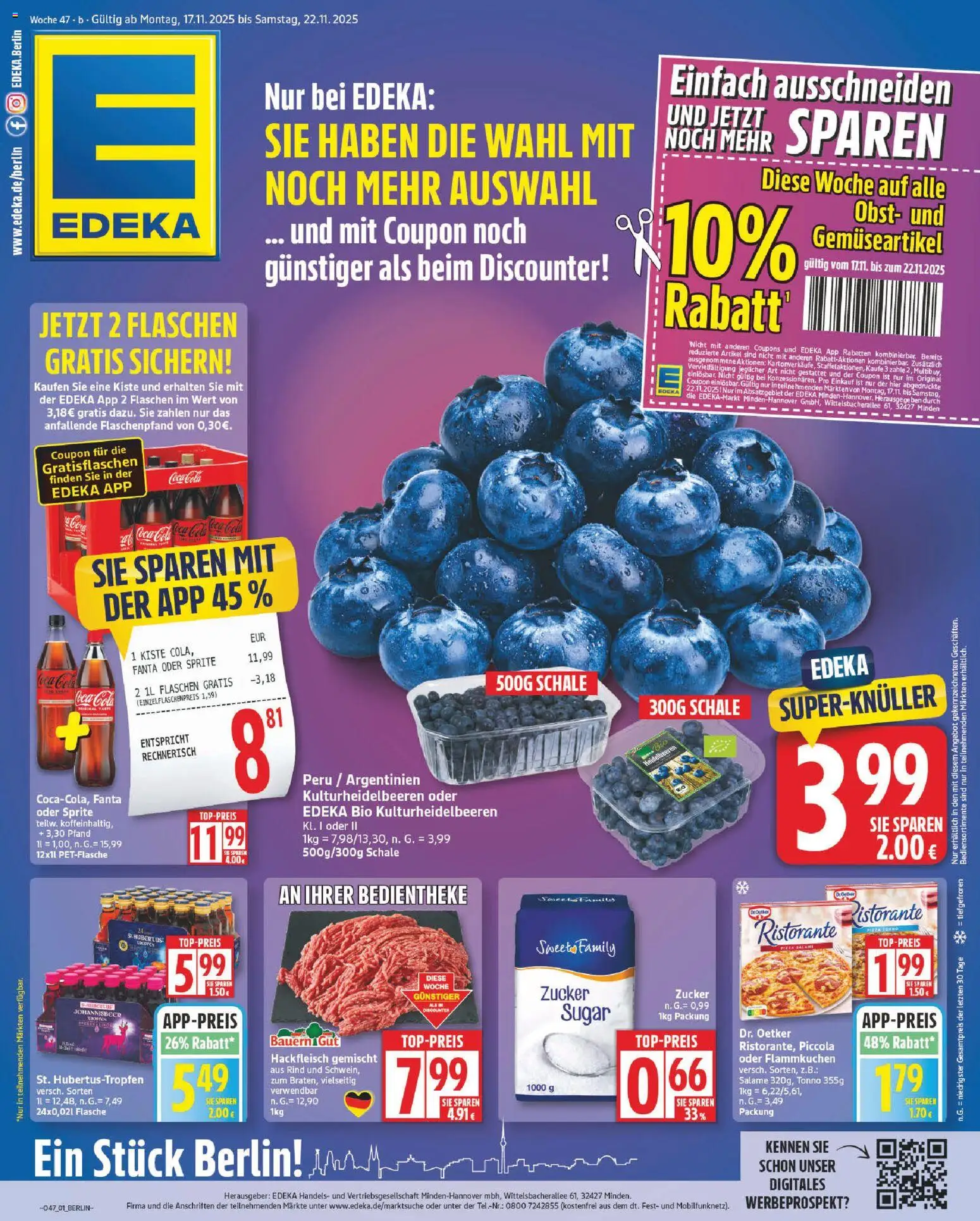 Edeka Prospekt 	 - Seite 1 - gültig ab 17.11.2025