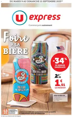 Aperçu U Express catalogue: Foire à la bière valable à partir du 09/09/2025