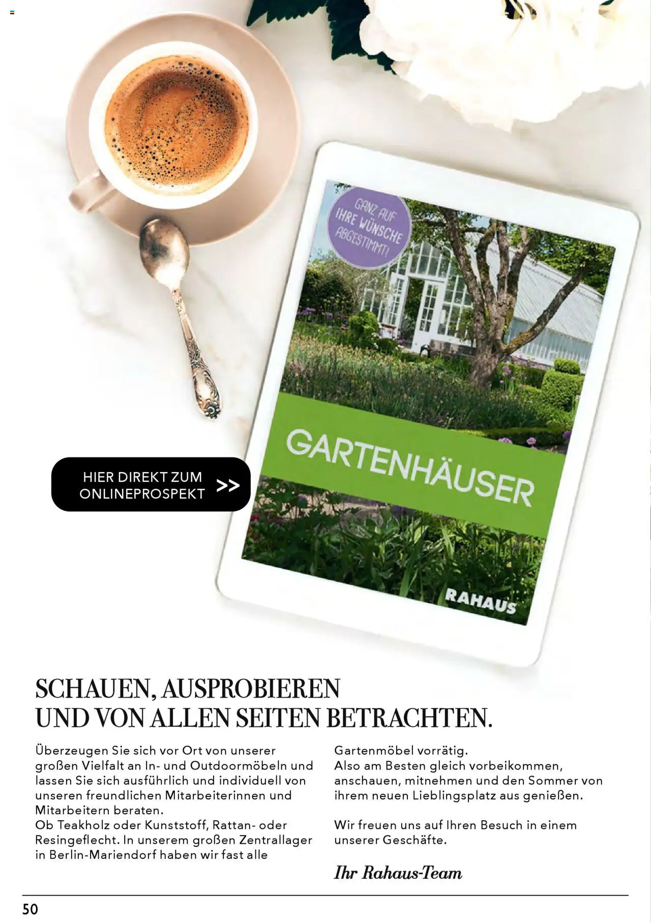 Rahaus Prospekt Gartenmöbel - Seite 50 - gültig ab 07.04.2025