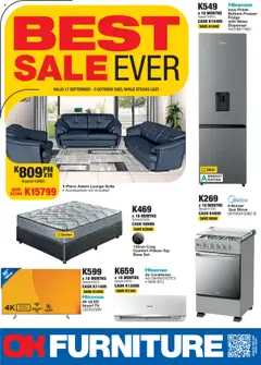 Preview OK Furniture - Zambia Specials valid from 17/09/2025