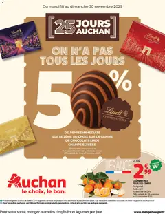 Aperçu Auchan prospectus valable à partir du 18/11/2025