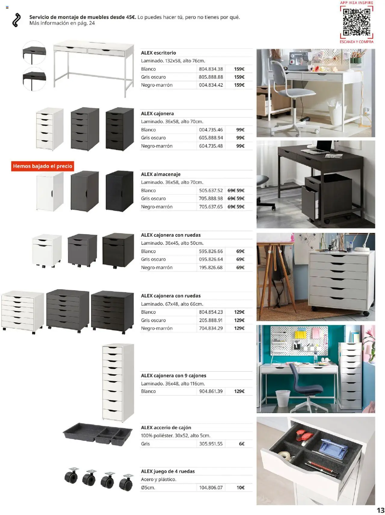 Catálogo IKEA Oficina en casa - Página de 13 - Válido desde 01/09/2025