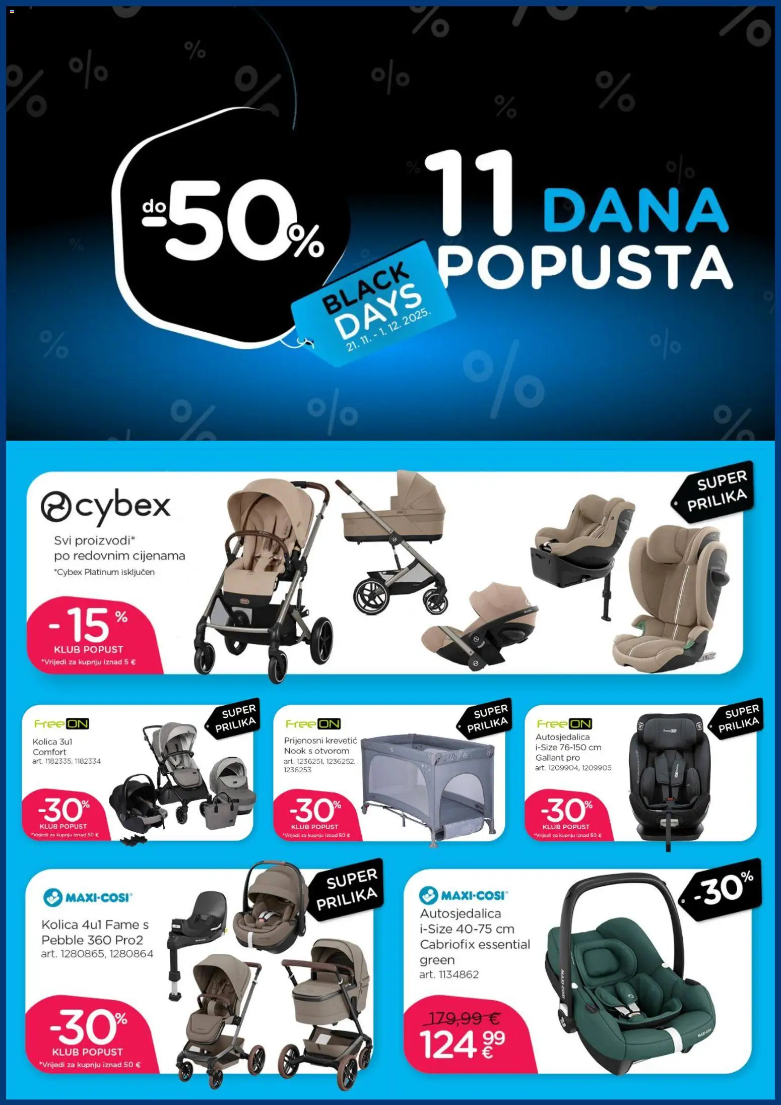 Black Friday Baby Center - stranica 1- važeći od 27.11.2025