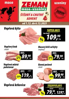 Náhled Prodejny Zeman leták platný od 01.12.2025