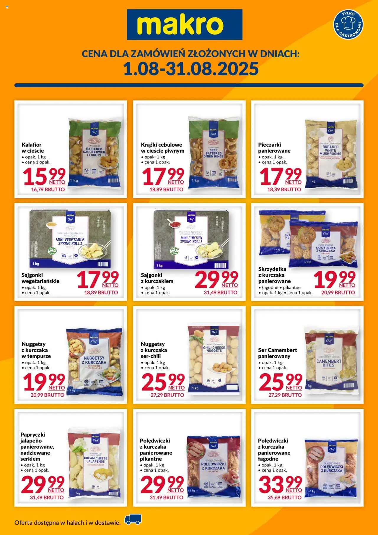 Makro Gazetka - Street Food - strona 1- ważny od 01.08.2025