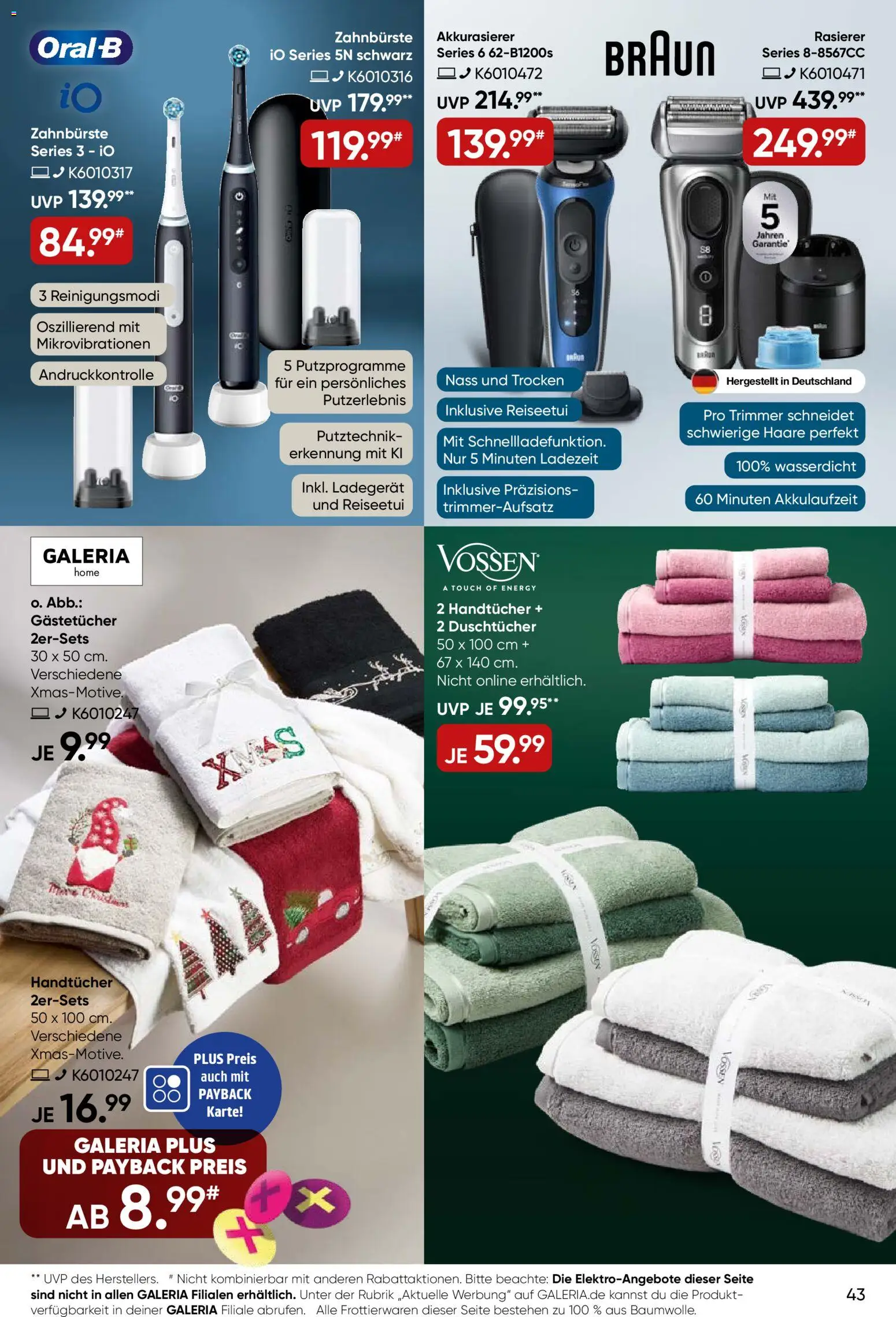 Galeria Karstadt Kaufhof Prospekt 	 - Seite 43 - gültig ab 03.12.2025