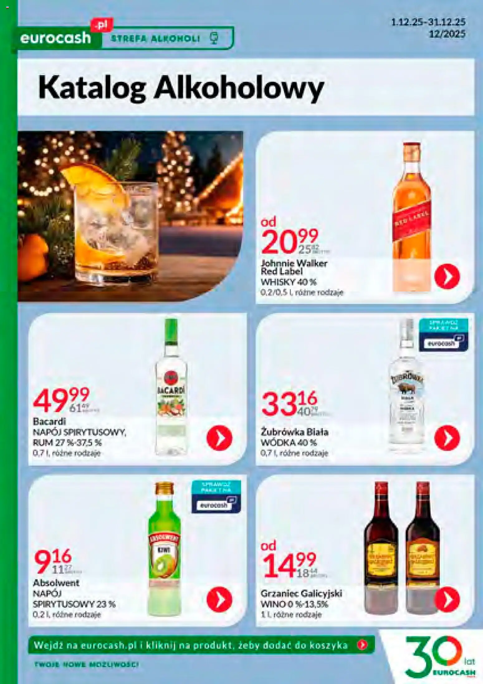 Eurocash Gazetka - Katalog Alkoholowy 12 - strona 1- ważny od 01.12.2025