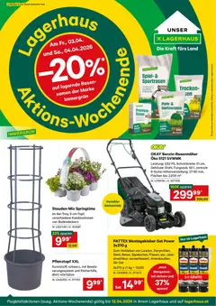 Vorschau Lagerhaus Flugblatt gültig ab 30.03.2026