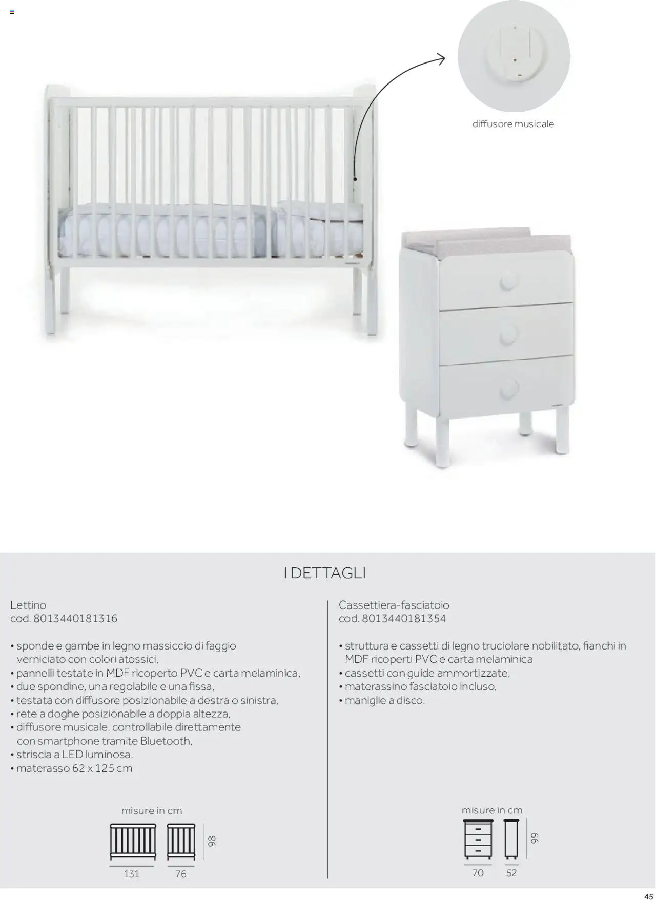 Catalogo Camarette e Lettini Prenatal	 - pagina 38 - valido dal 01/01/2025