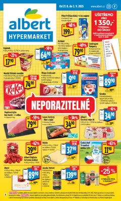 Náhled Albert leták - Hypermarket platný od 27.08.2025