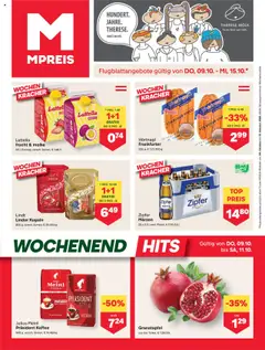 Vorschau MPREIS Flugblatt gültig ab 09.10.2025