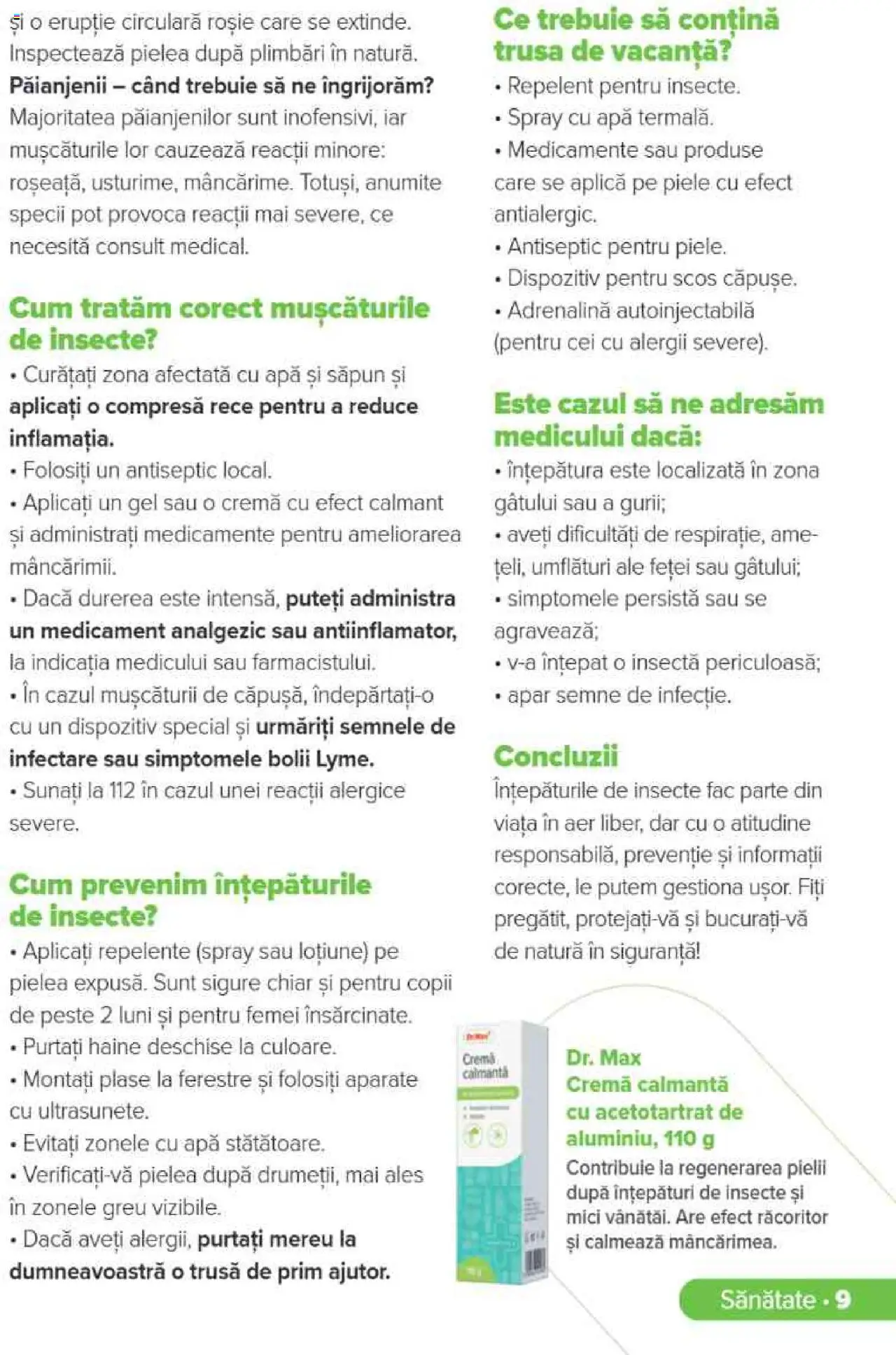 Dr.Max catalog - sănătate - pagina 9- valabil de la 01.06.2025