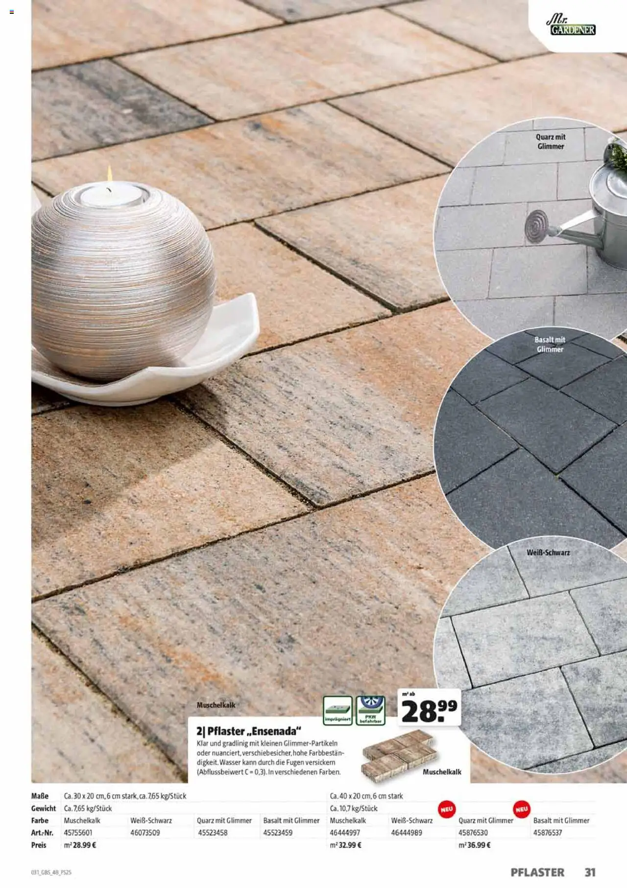 HERKULES Gartenbaustoffe - Seite 31 - gültig ab 15.09.2025