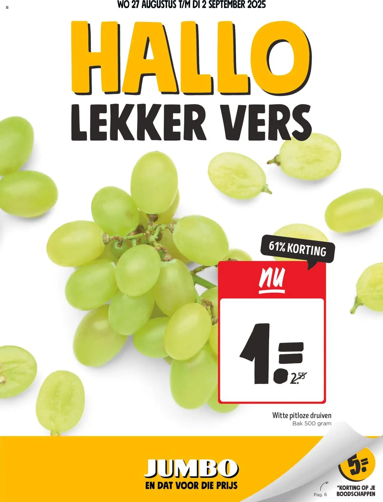 Jumbo - Folder week 35 - pagina 1- geldig vanaf 27-08-2025