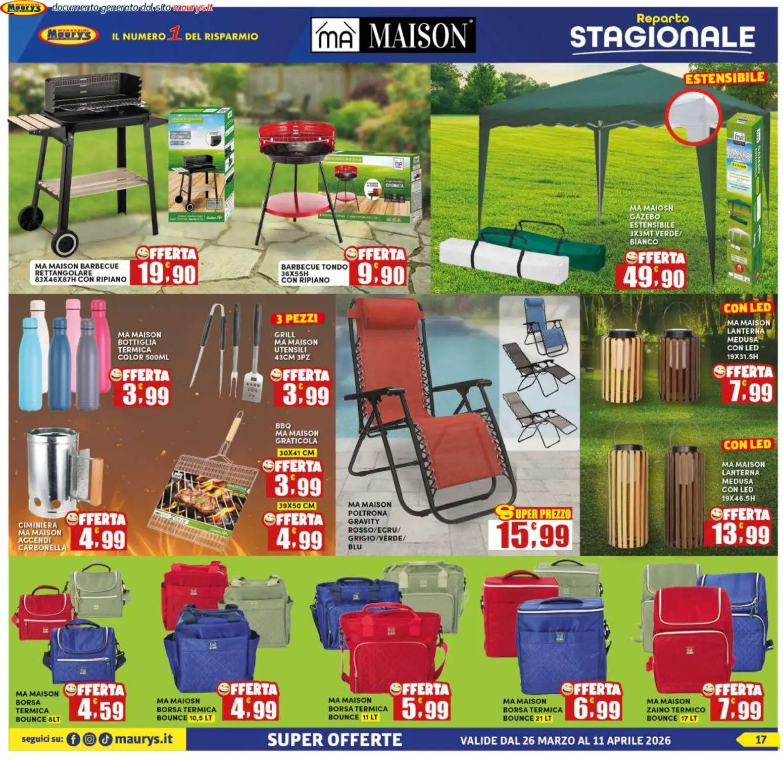 Maury's volantino - pagina 17 - valido dal 26/03/2026