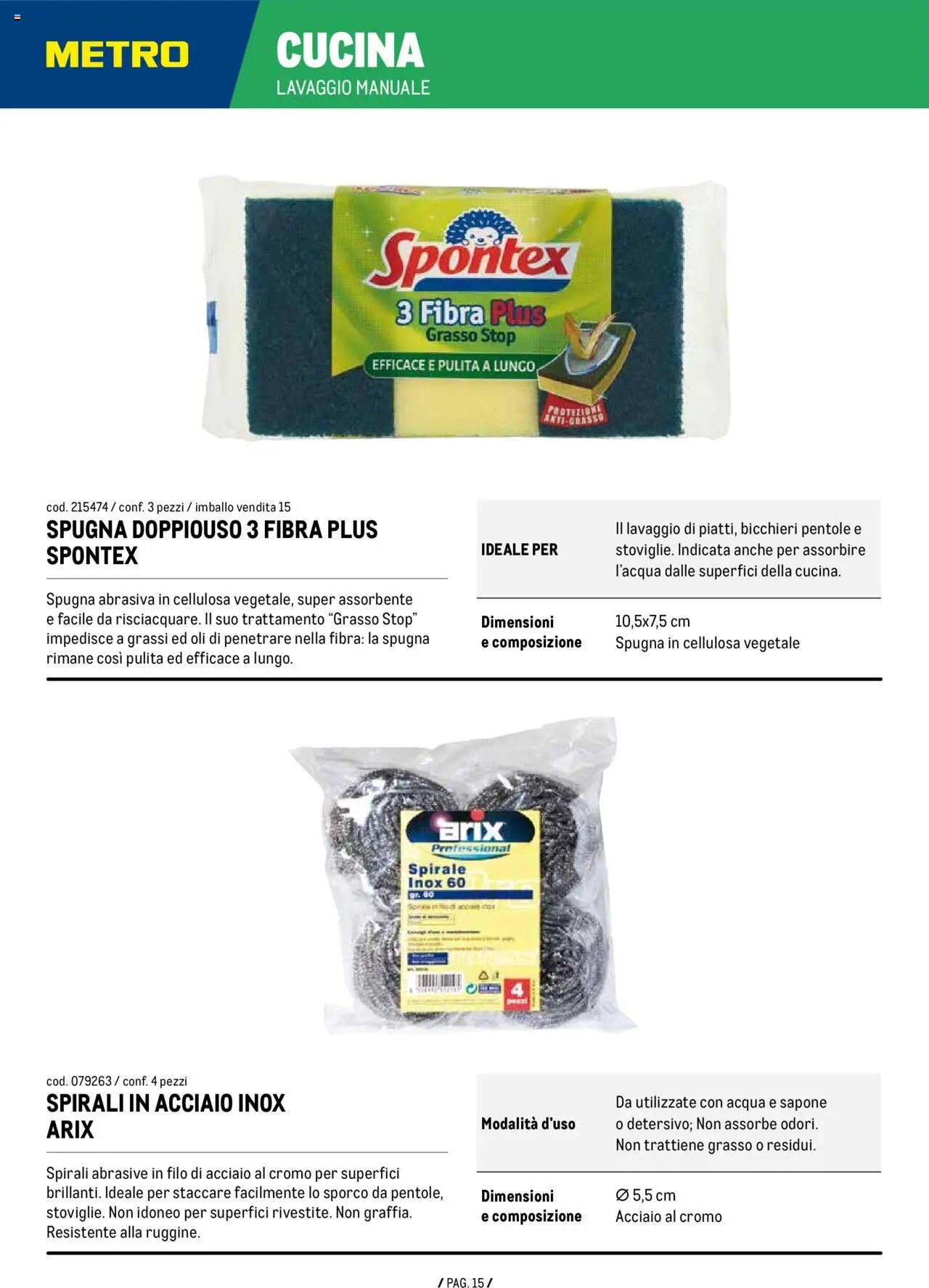 Metro Detergenza Professionale catalogo - pagina 15 - valido dal 11/09/2025