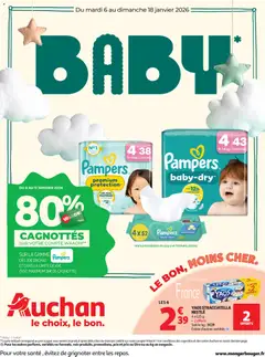 Aperçu Auchan - Tout pour votre bébé valable à partir du 06/01/2026