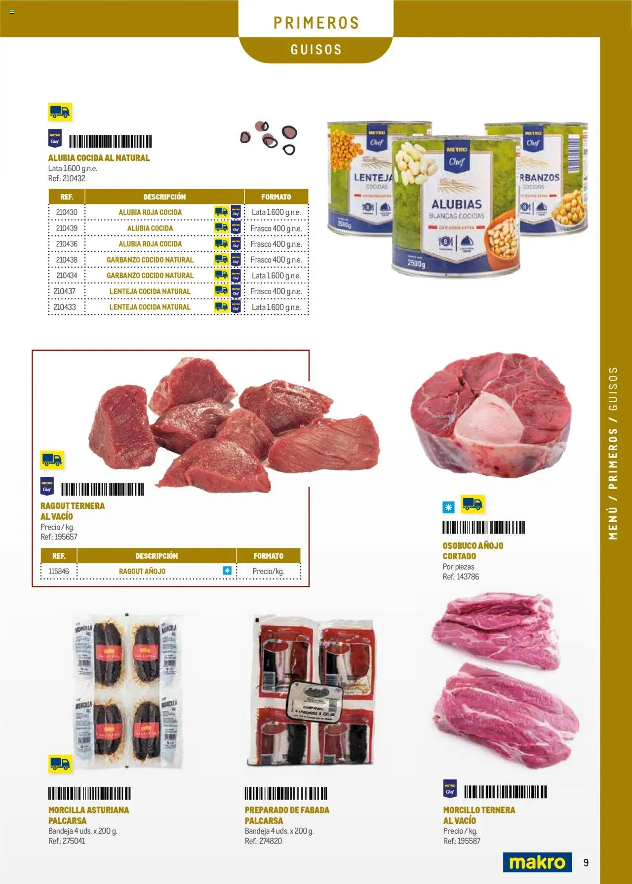 Makro - Menú y Barra Prat - Página de 9 - Válido desde 08/09/2025