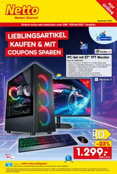 Vorschau Netto Marken-Discount Online-Sonderangebote Lieblingsartikel gültig ab 01.09.2025