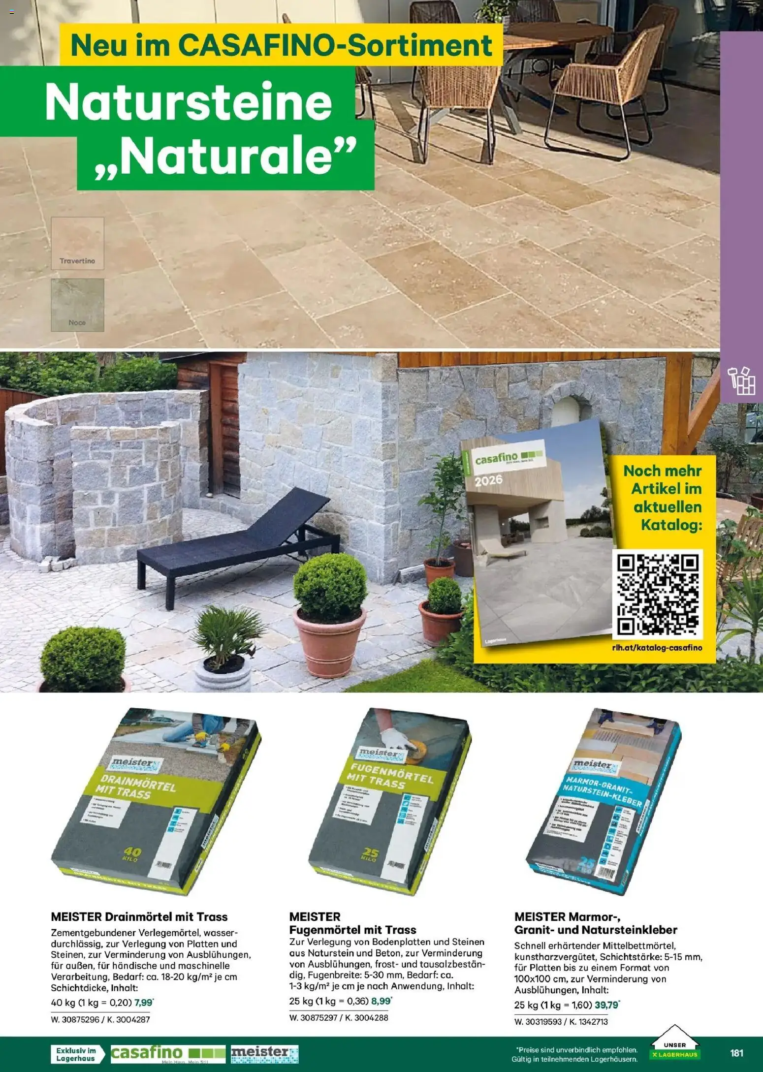 Lagerhaus Garten & Freizeit Katalog 2026 - Wien, Innsbruck - page 181- valid from 01.03.2026