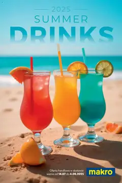 Podgląd Makro Gazetka - Summer Drinks w dostawie z alkoholem ważny od 14.07.2025