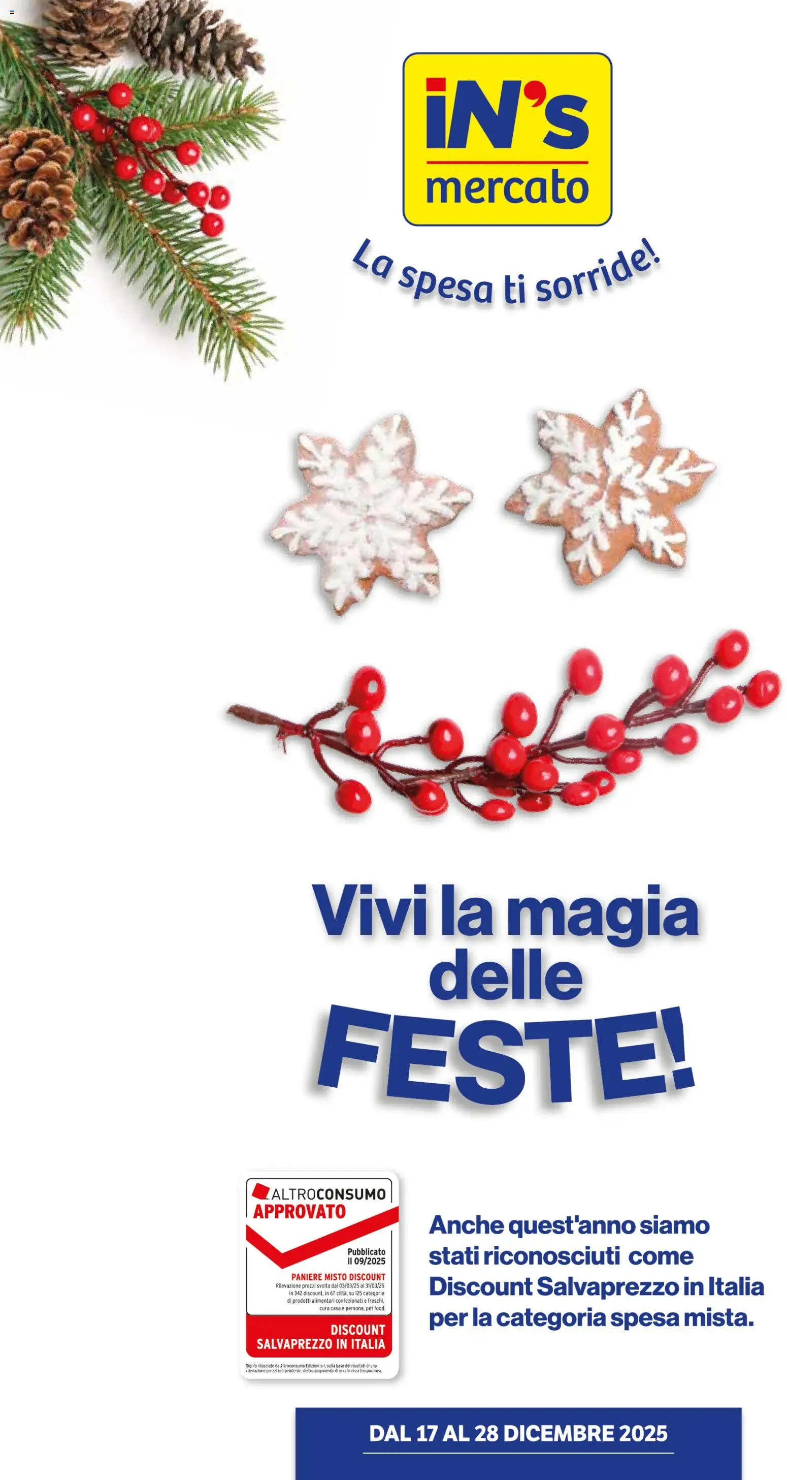 Volantino IN's	 - pagina 1 - valido dal 17/12/2025