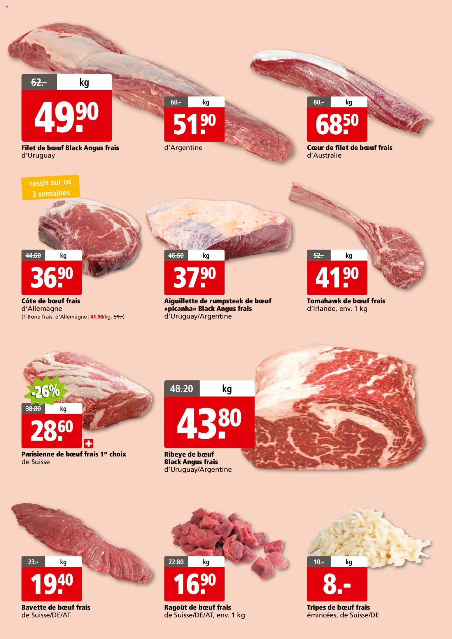 Aligro Aktionen Foire à la Viande Chavannes, Matran, Genève, Sion - page 2- valid from 23.08.2026