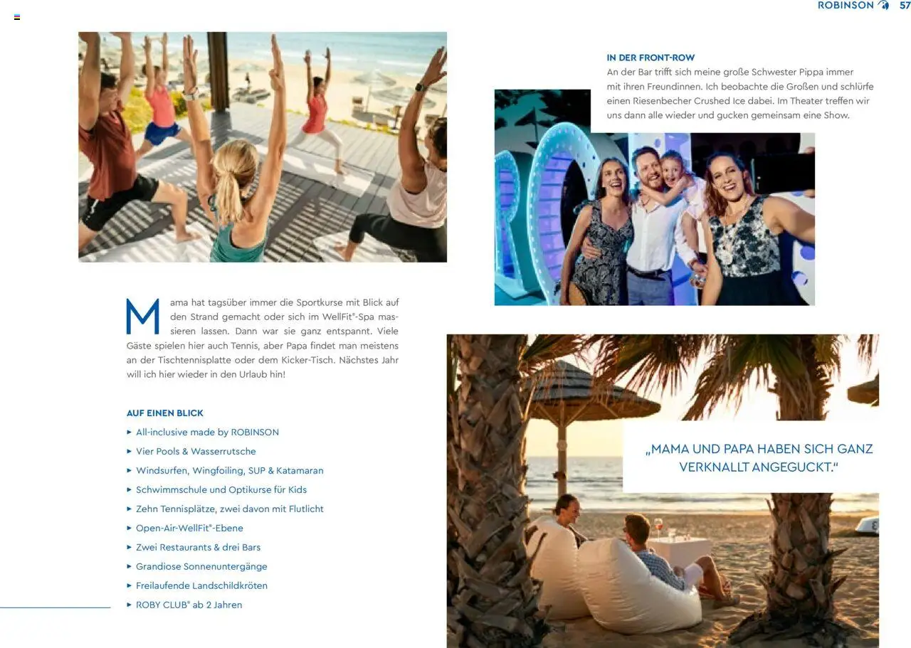 Aida - ROBINSON 2024/25 - Unsere Clubs & Storys - Seite 57 - gültig ab 01.01.2024