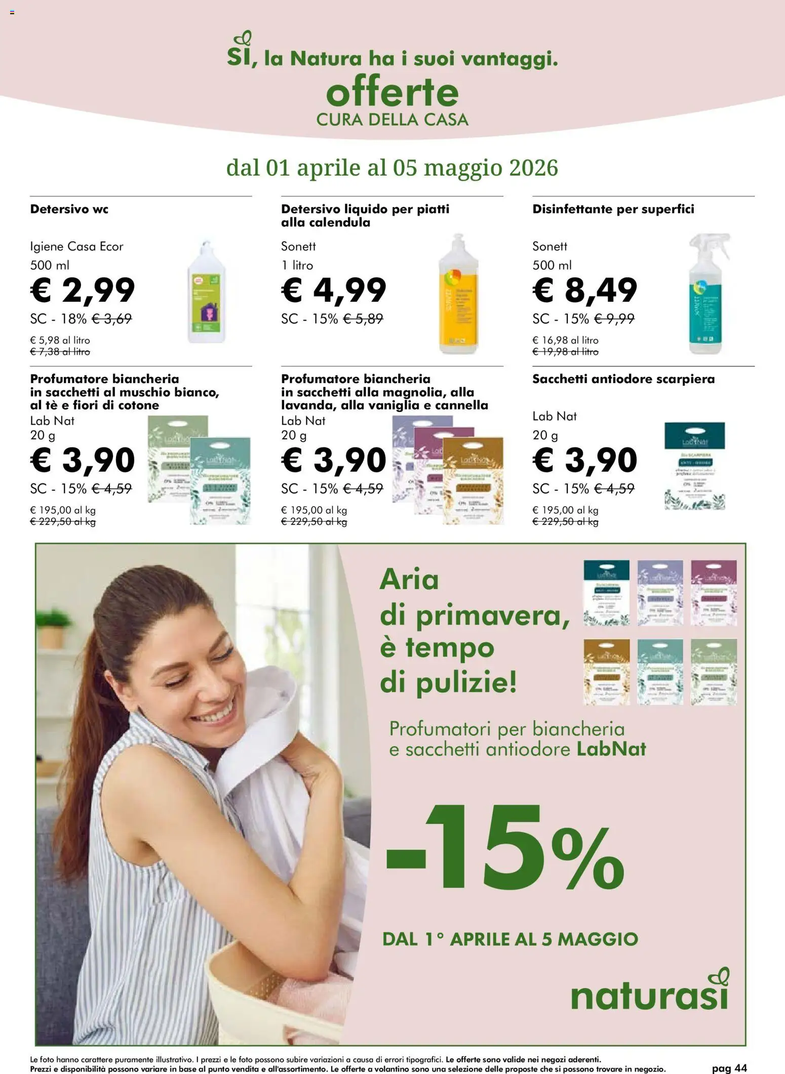 Natura Sì volantino - pagina 44 - valido dal 01/04/2026