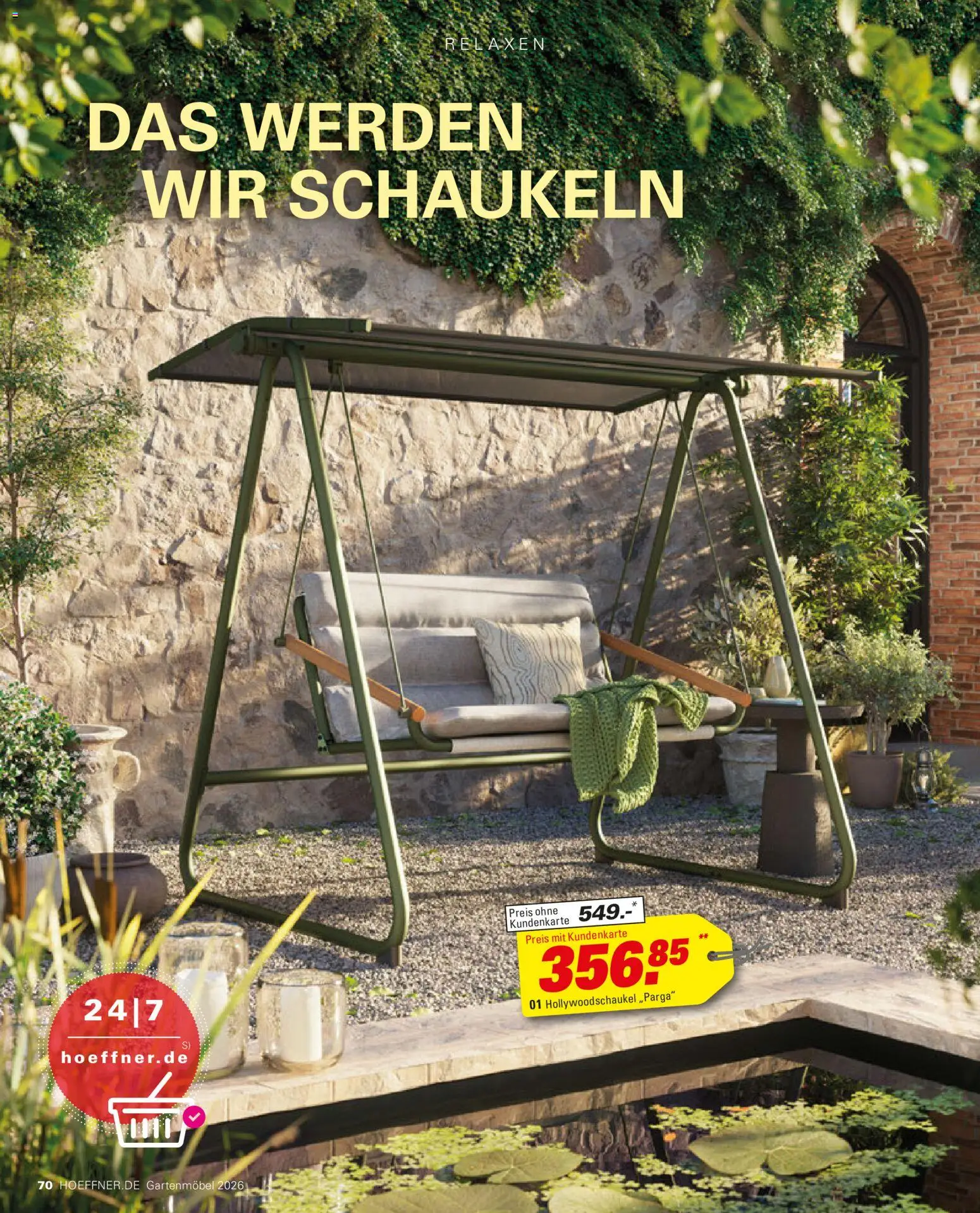 Höffner Prospekt Gartenmöbel - Seite 70 - gültig ab 27.03.2026