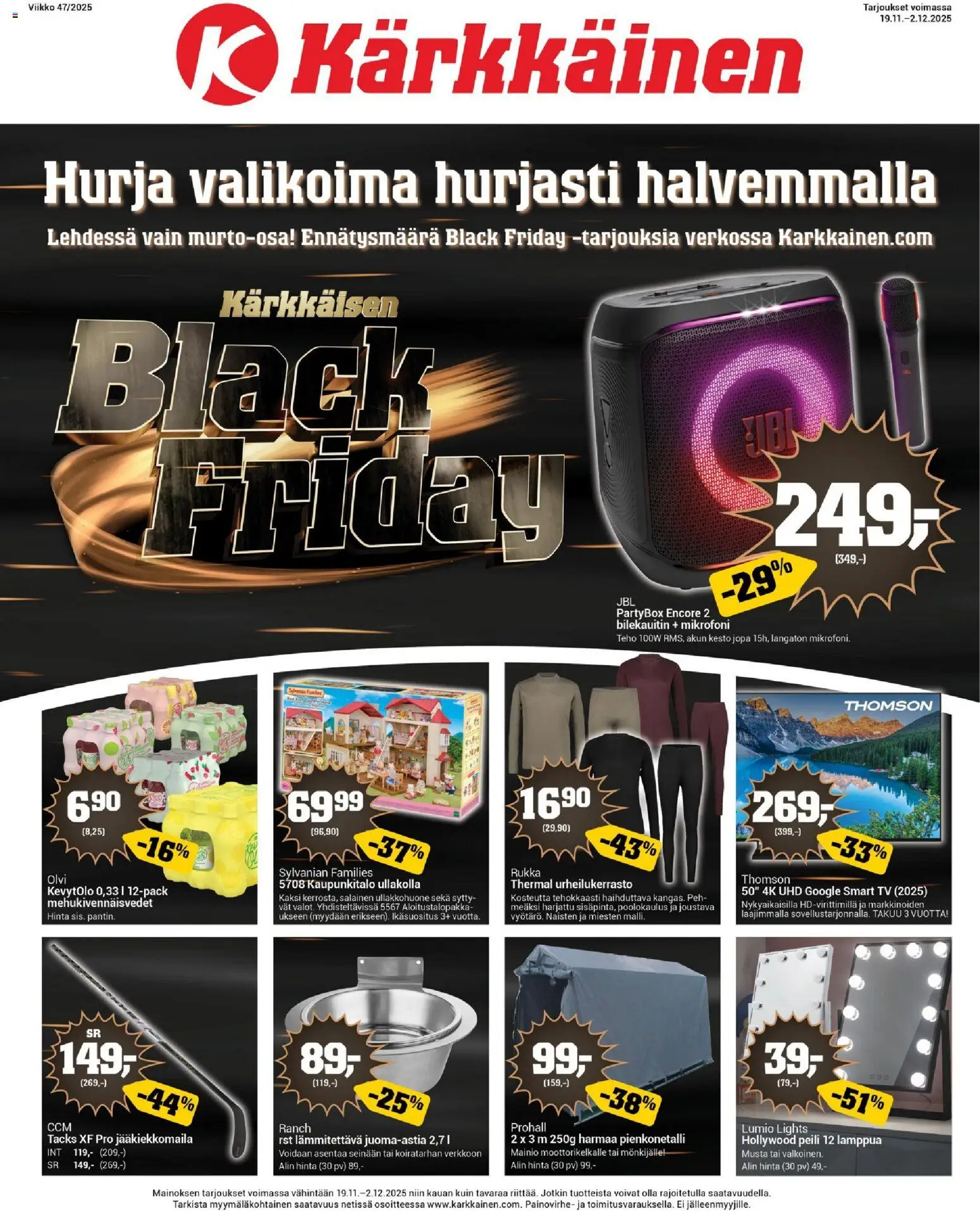 Kärkkäinen - Black Friday - sivu 1- voimassa alkaen 19/11/2025
