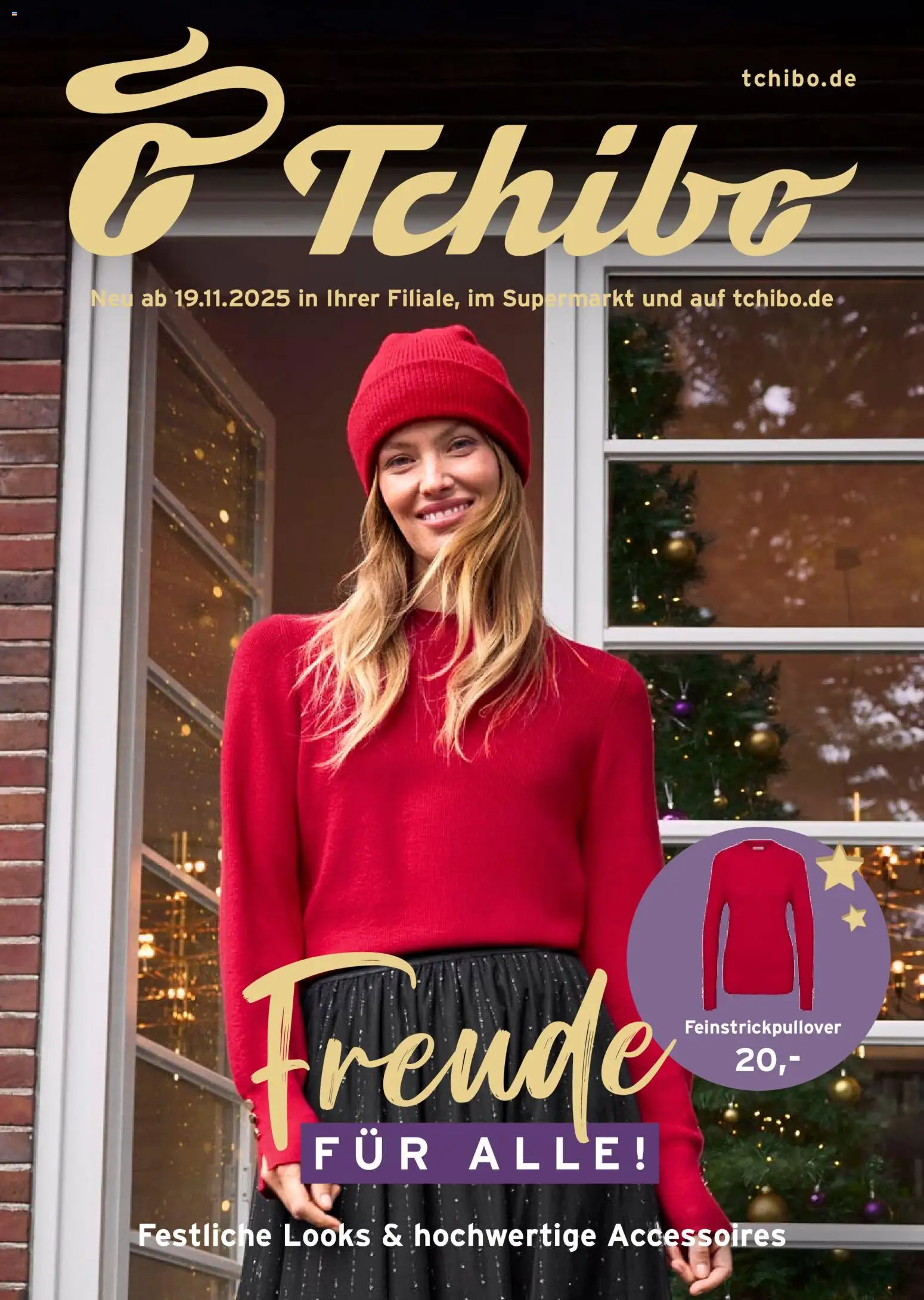 Prospekt Tchibo Festliche Looks  - Seite 1 - gültig ab 19.11.2025