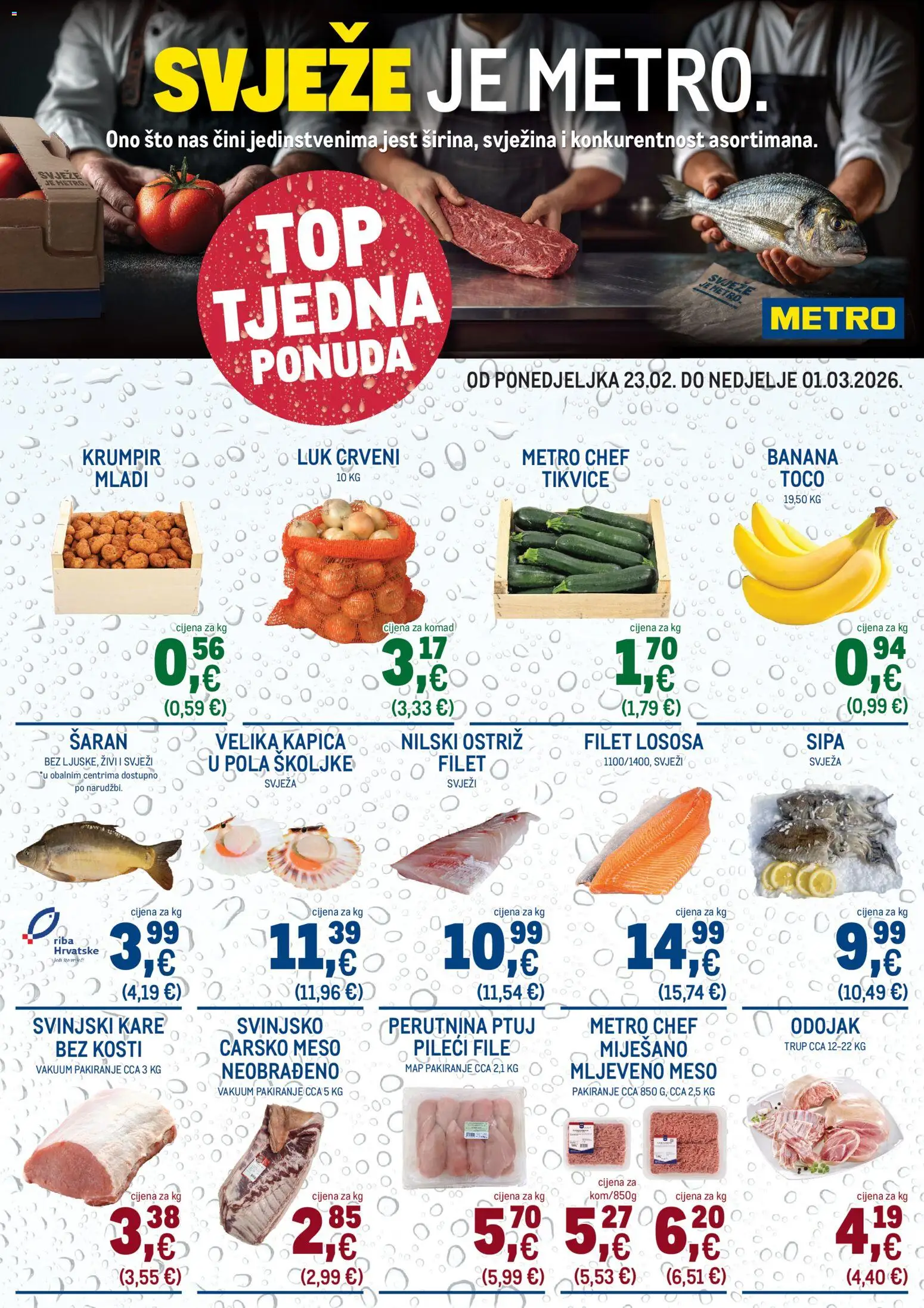 Metro - Ultra svježa ponuda - stranica 1- važeći od 23.02.2026