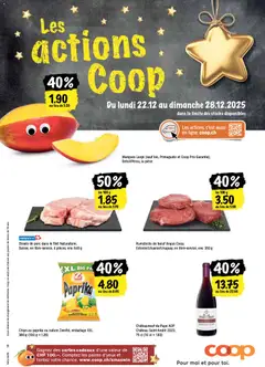 Vorschau Coop - Les actions de la semaine gültig ab 22.12.2025