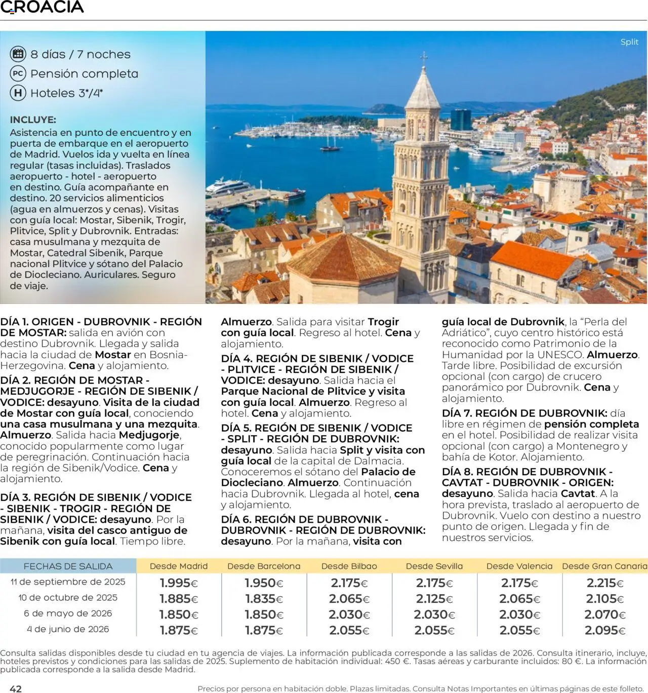 Viajes El Corte Inglés - Club de Vacaciones - Vacaciones Económicas Personalizado - Página de 42 - Válido desde 01/09/2025