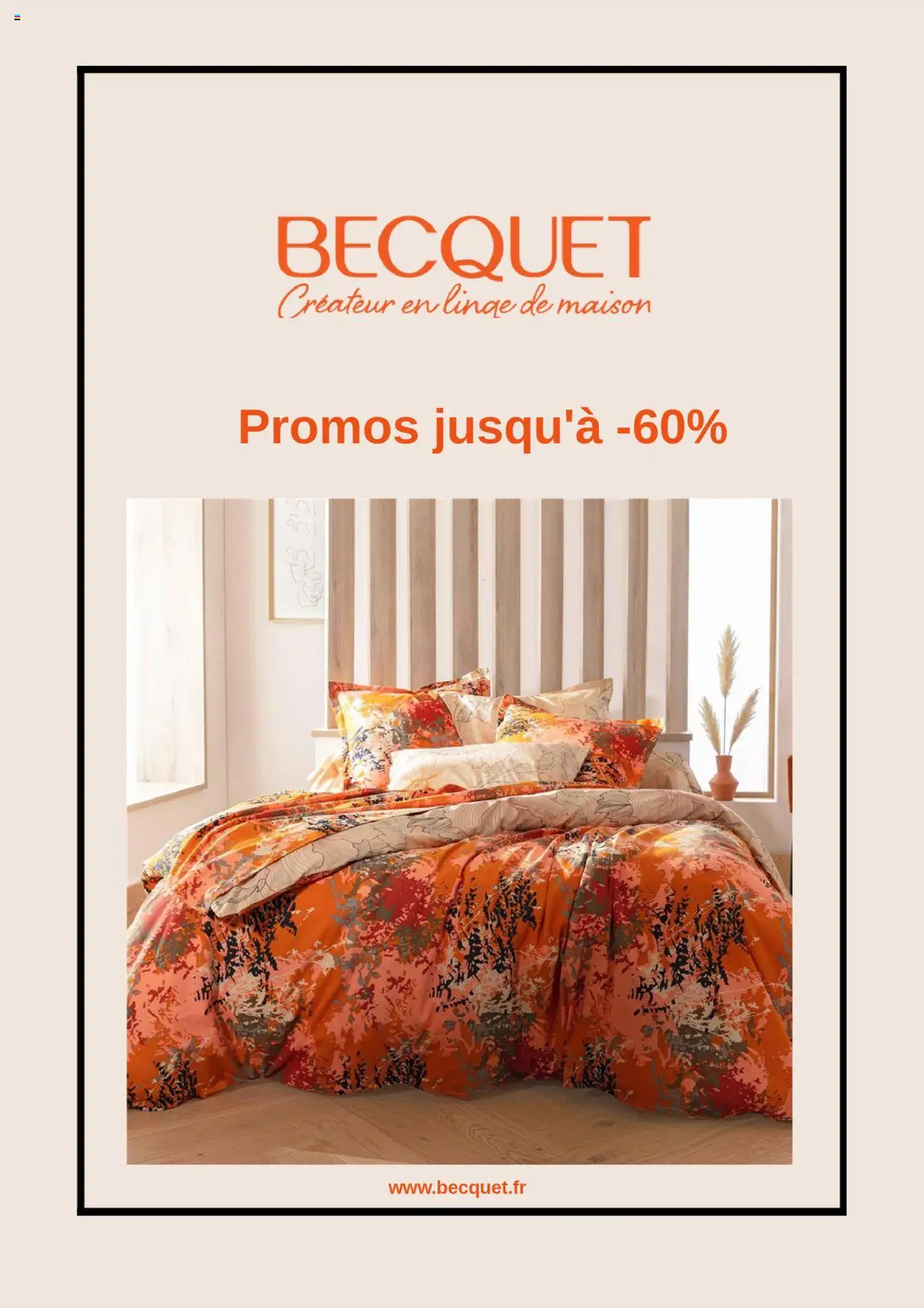 Becquet catalogue Été - page 1 - valable à partir du 08/09/2025