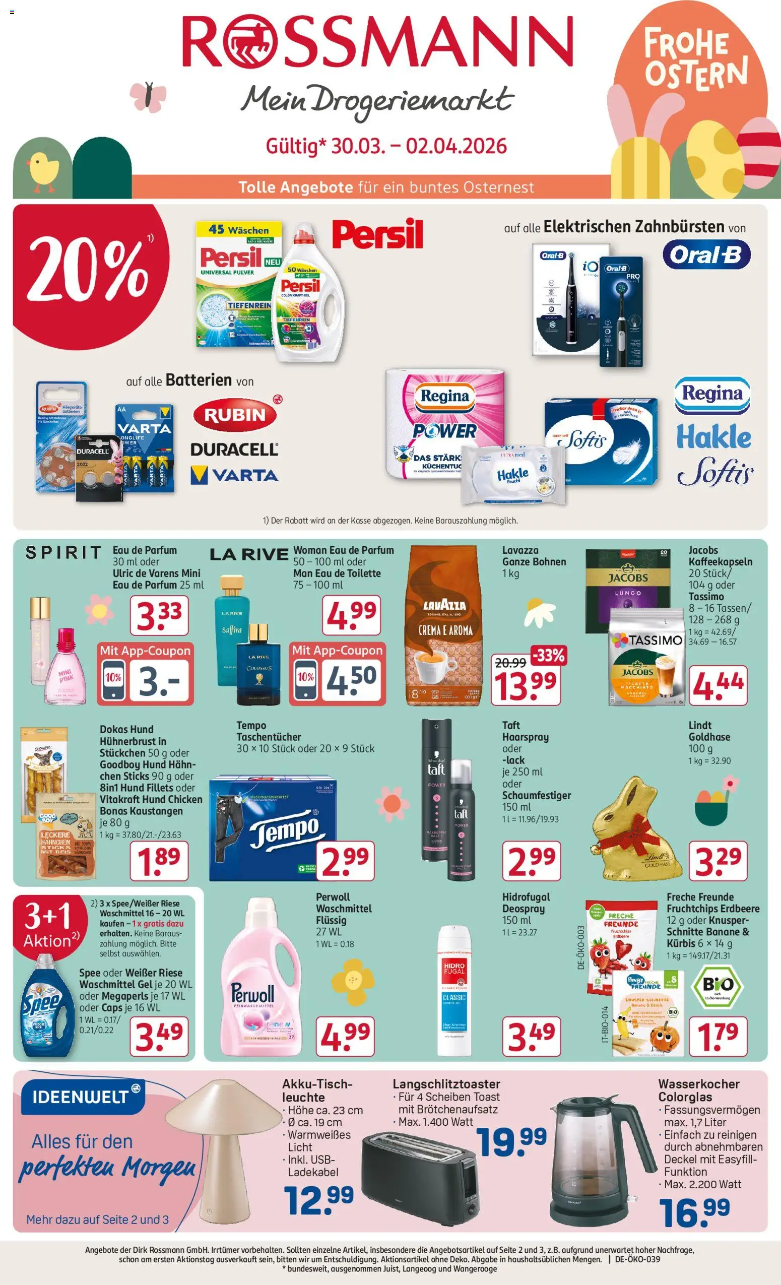 Rossmann Prospekt 	 - Seite 1 - gültig ab 30.03.2026