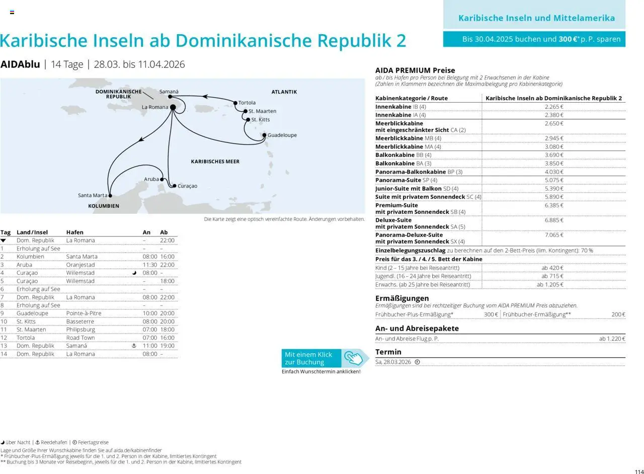 Aida Prospekt Winter 2025/26 - Seite 114 - gültig ab 01.10.2025