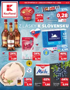 Előnézet Kaufland SK Akciós újság érvényes 2026.01.08.-tól