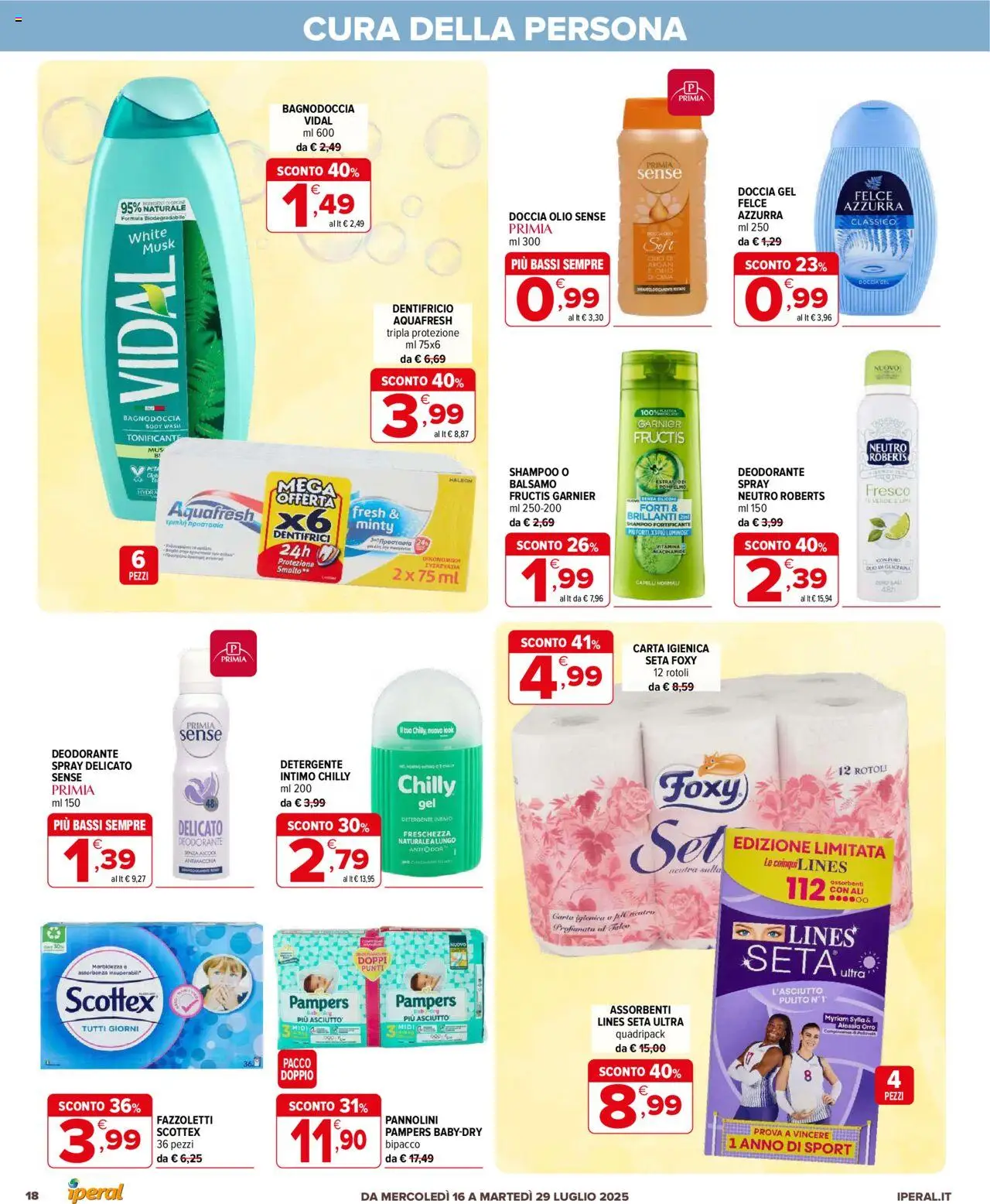 Volantino Iperal	 - pagina 18 - valido dal 16/07/2025