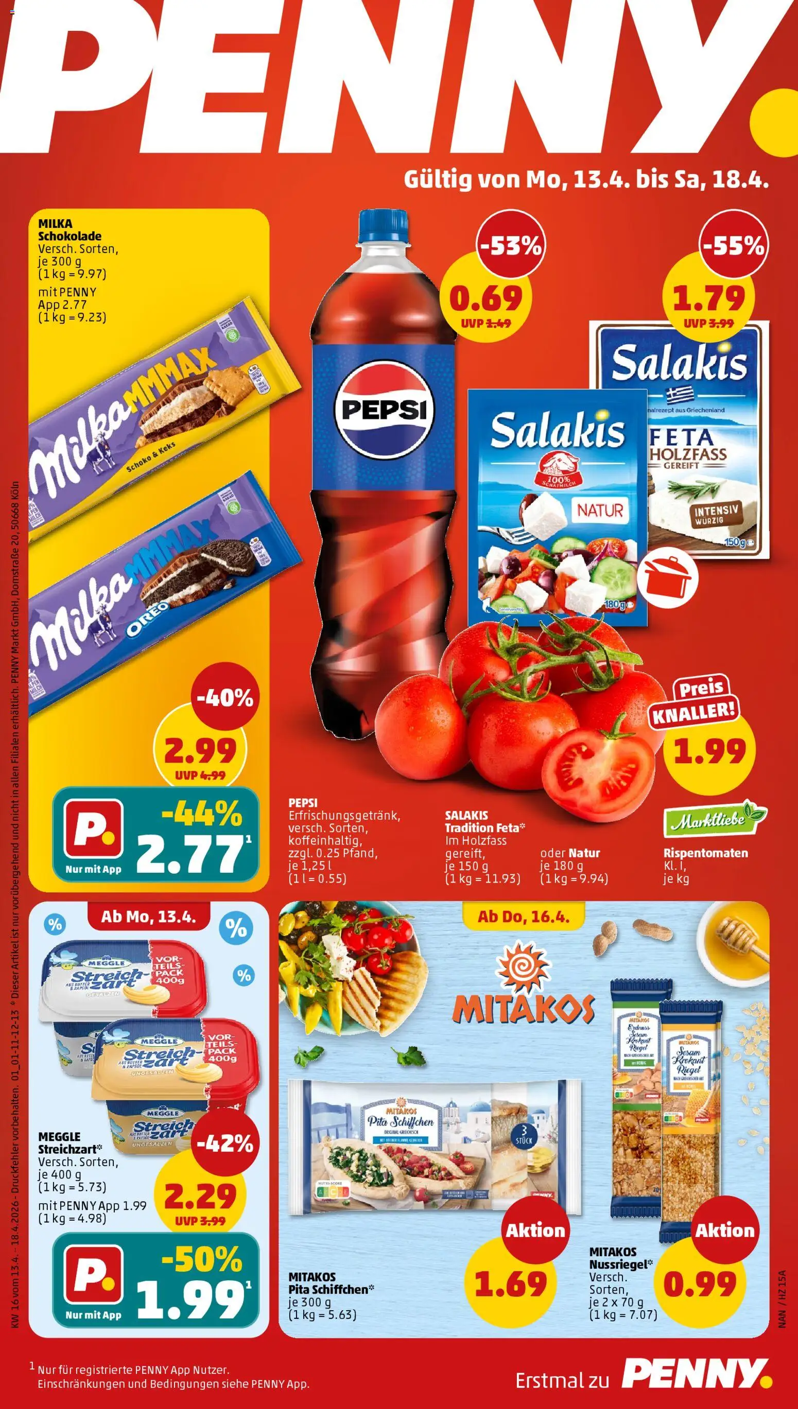 Penny Prospekt 	 - Seite 1 - gültig ab 13.04.2026