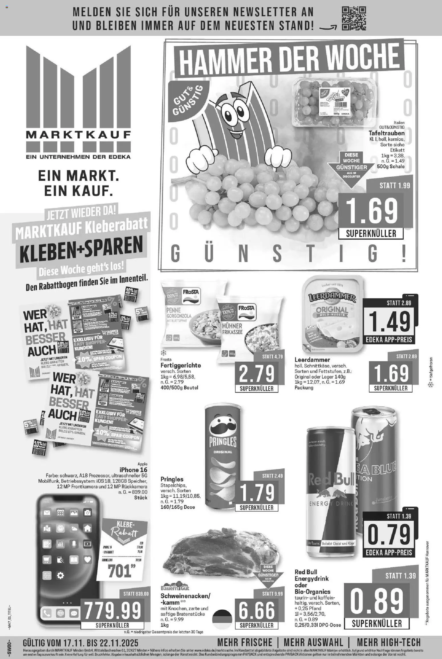 Marktkauf Prospekt 	 - Seite 1 - gültig ab 17.11.2025