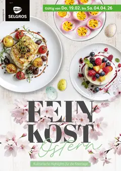 Vorschau Selgros Feinkost Ostern gültig ab 19.02.2026