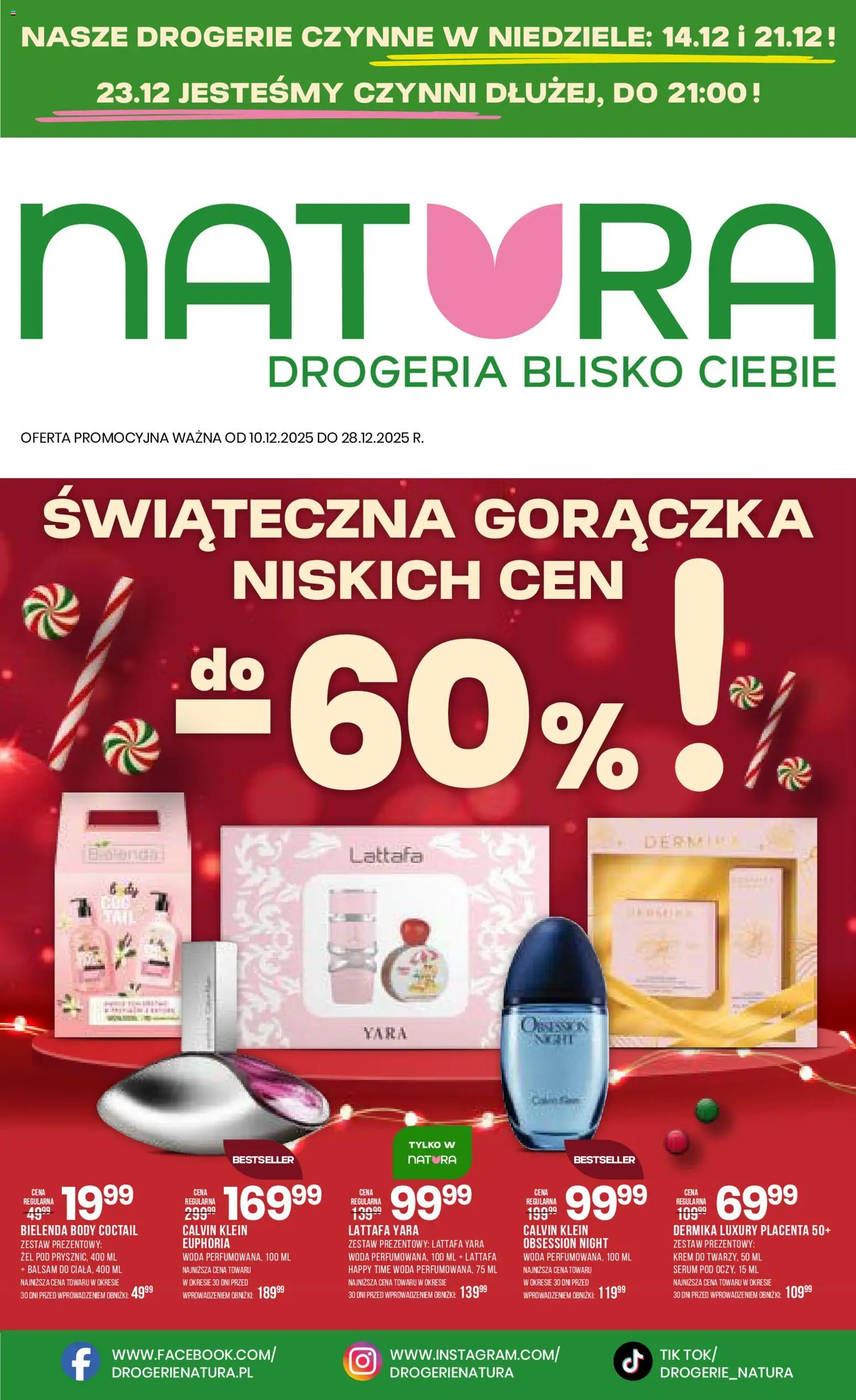 Drogerie Natura Gazetka - strona 1- ważny od 10.12.2025