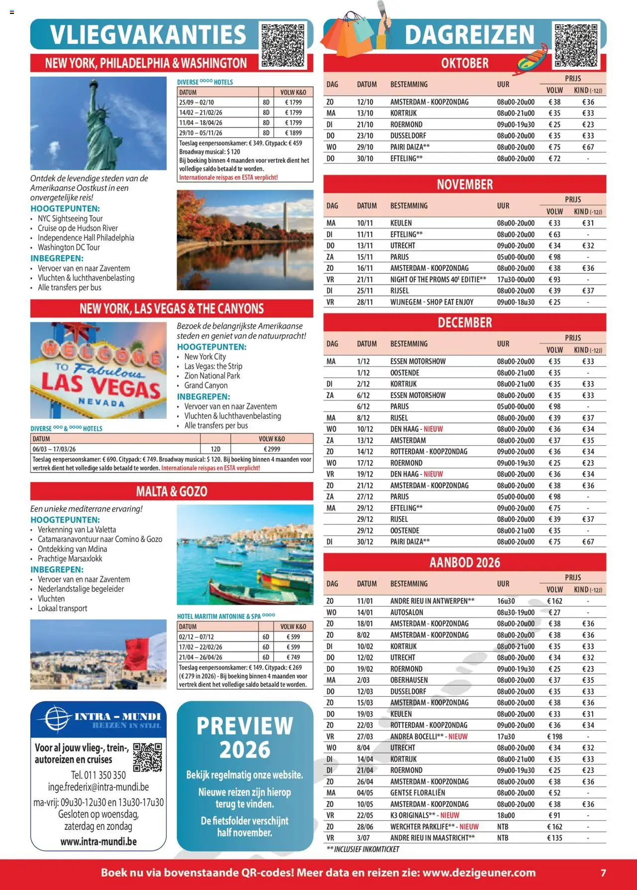 De ZigeunerNajaars- en voorjaarsbrochure 2025 - 2026 - page 7- valid from 15/09/2025