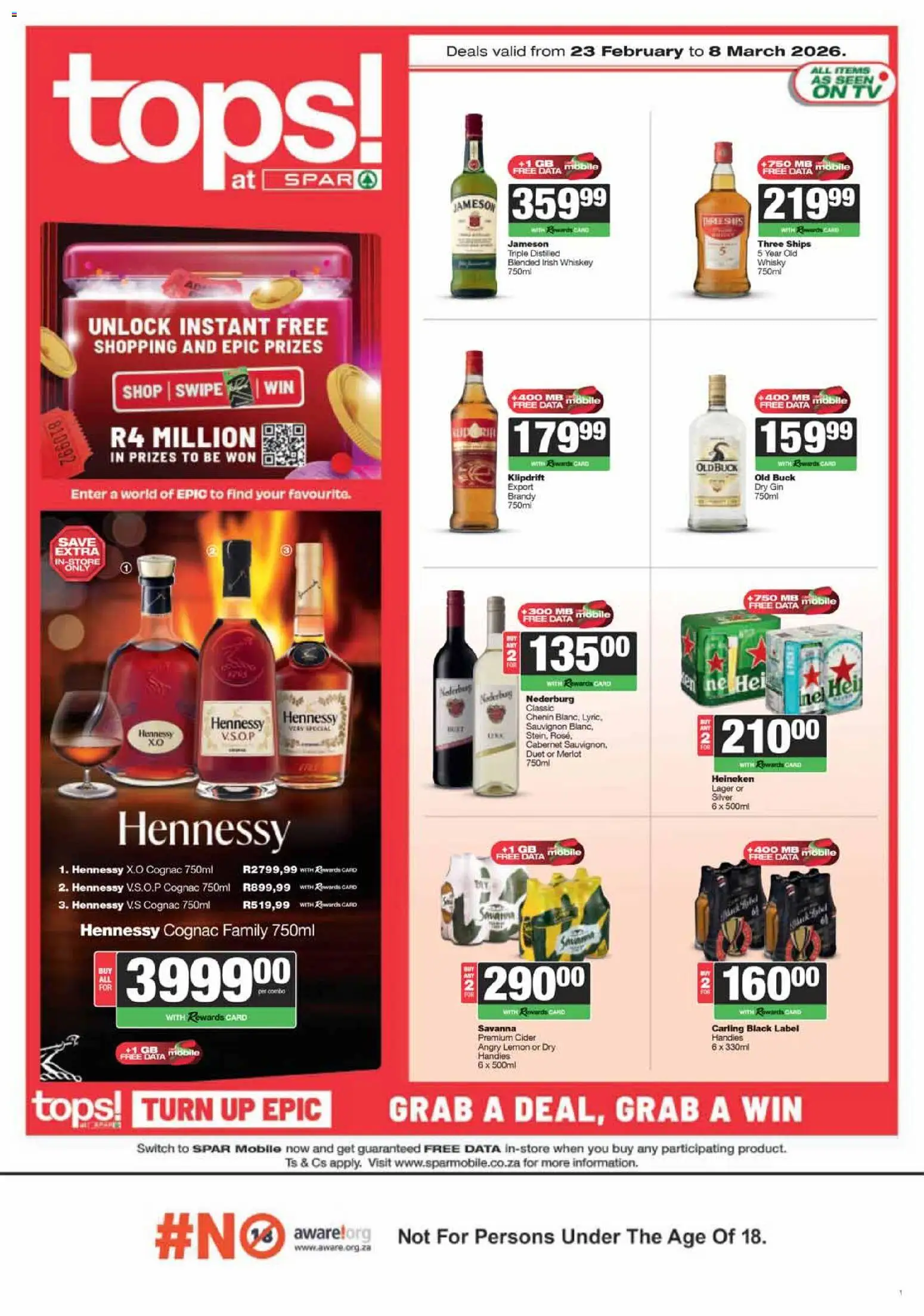 Tops at Spar Specials - page 1- valid from 23/02/2026