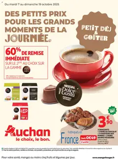 Auchan - Des petits prix pour les grands moments de la journée geldig vanaf 07/10/2025
