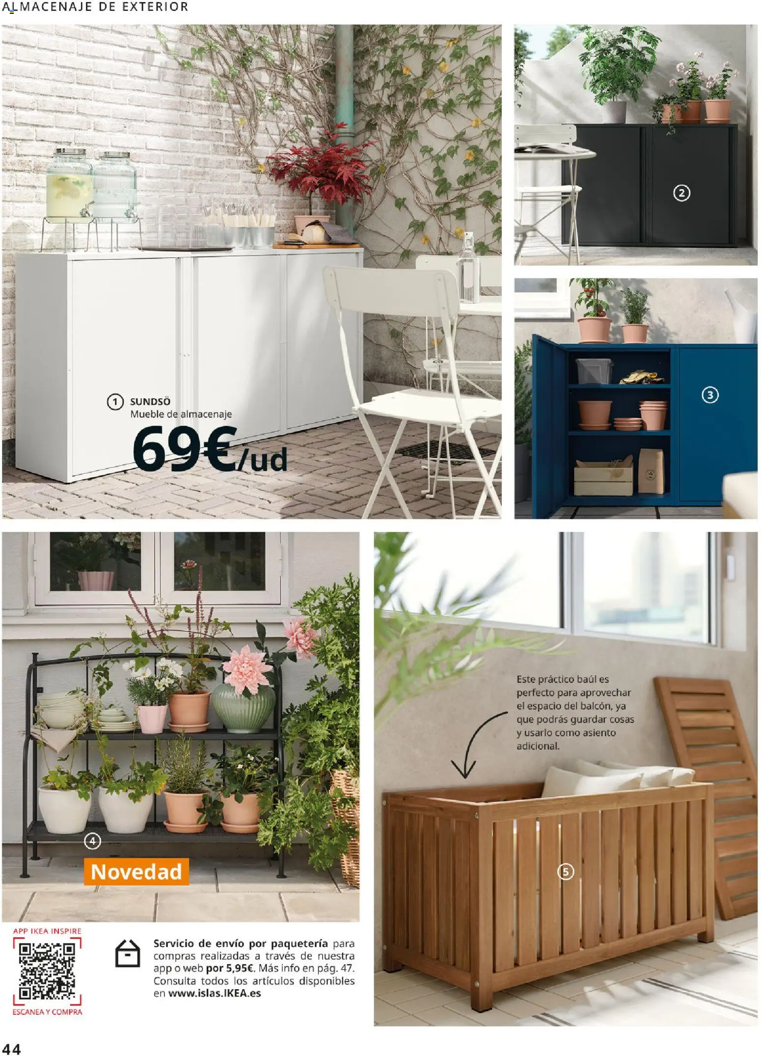 Catálogo IKEA Muebles de exterior - Página de 44 - Válido desde 17/12/2025
