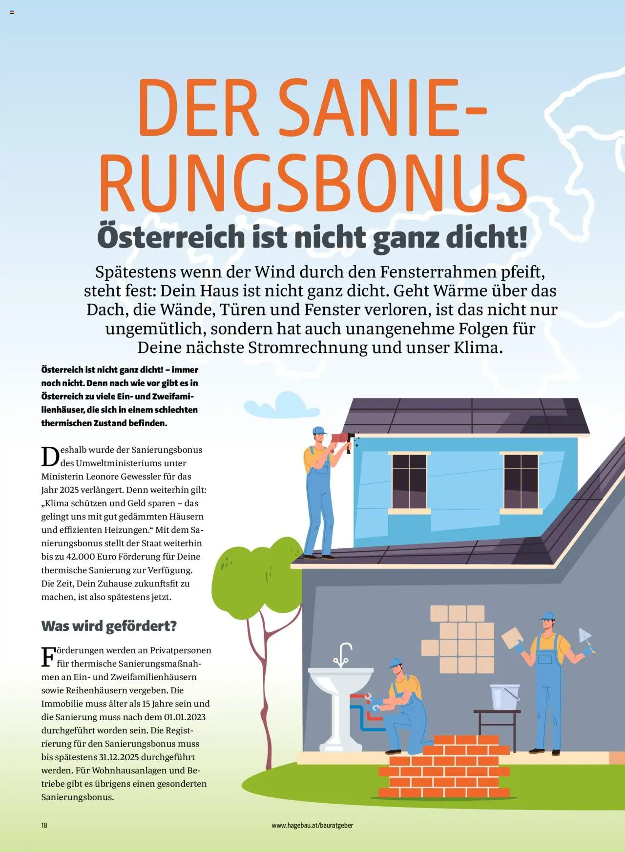 Hagebau Katalog Baurategeber - page 18- valid from 07.04.2025