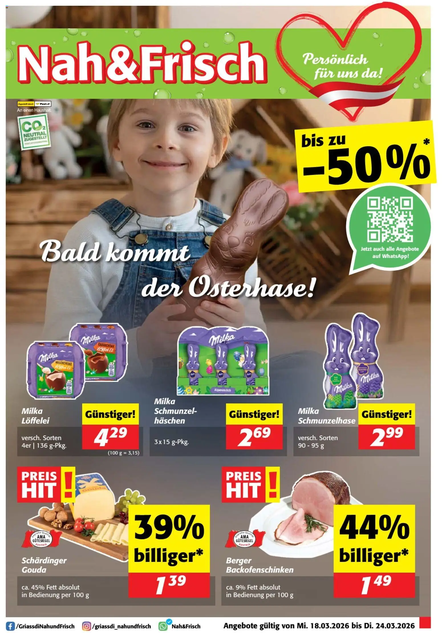 Nah und Frisch Flugblatt - Seite 1- gültig ab 18.03.2026